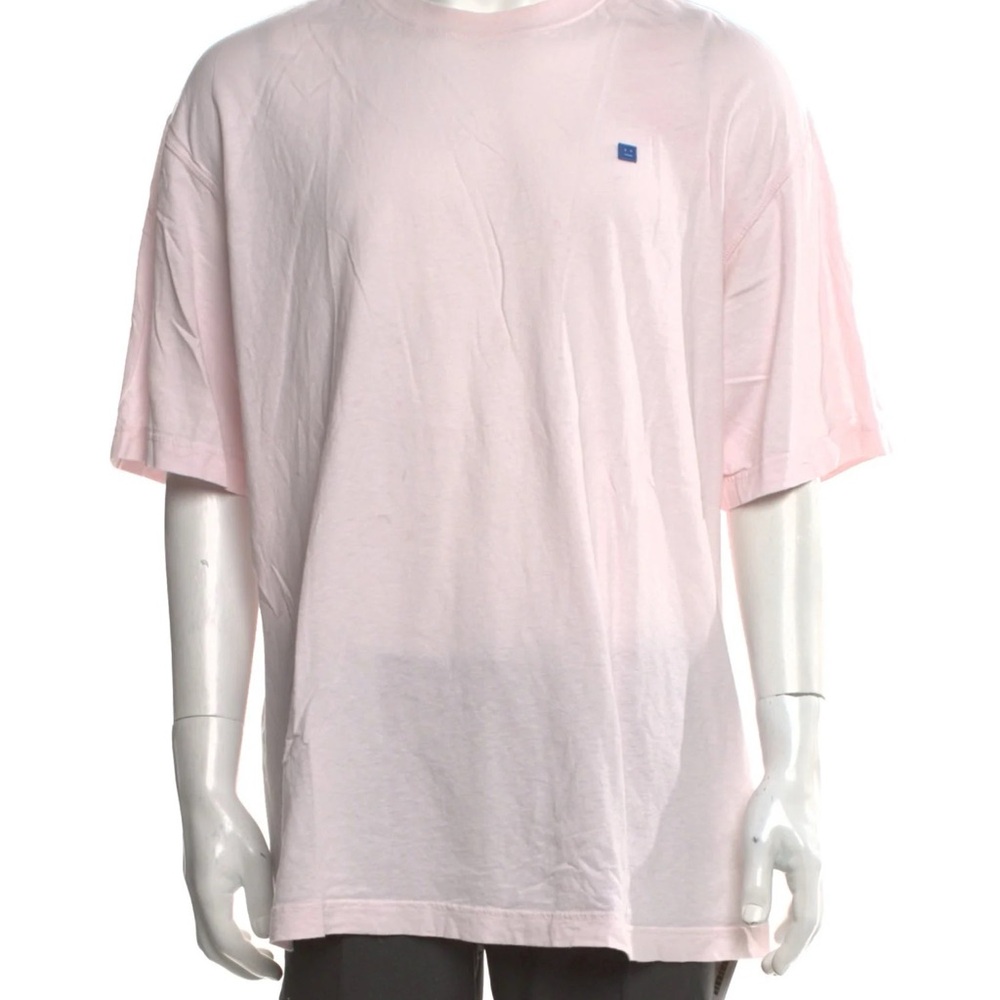 Acne Studios Crew Neck Short Sleeve T-Shirt light pink 
Size: XL